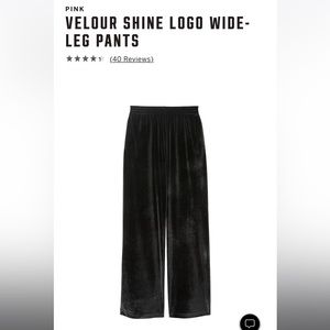 PINK Velvet Pants